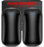 2in1 Rechargeable Electric Hand Warmers Reusable Portable Pocket Heater Warmer