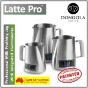 LATTE PRO Milk Frothing Thermometer Pitcher Stainless Steel | 480ml 600ml 1000ml