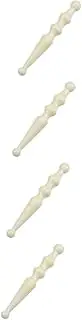 Healeved Wooden Body Massaging Stick Handheld Acupoint Massager for Feet Hands Portable Practical Massager for Muscle Relief