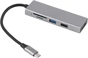 5 in 1 USB C Hub, USB Type C Hub Docking Station with USB3.0 USB2.0 Storage Card Slot Memory Card Slot HD Multimedia Interface for USB C Laptops