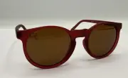 Goodr Circle G Im Wearing Burgundy? Sunglasses Round Red Nonslip Polarized