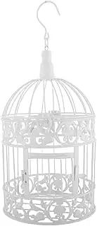 iplusmile European Iron Birdcage for Home Decor Vintage Bird Cage Centerpiece for Weddings Hotels and Photography Props Small Decorative Sculpture Height