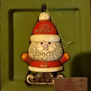 Hallmark 1970s Tree Trimmer Ornaments Col. “Yesteryears” Santa 4”Ht
