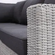 Milano 3+2+1 Seater Outdoor Wicker Lounge Setting with Coffee Table - Outdoor Wicker Lounges