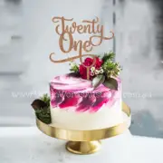 Twenty One Scripted - Cake Topper