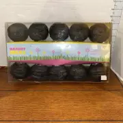 10 Black Ball Paper Lantern String Light Set Indoor/Outdoor Bright Ideas