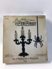 Sizzix BIGZ Tim Holtz Alterations CANDLELIGHT FRIGHT DIE Candelabra Spider NEW