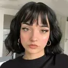 13x4 Short Bob Wigs with bangs Body Wave Human Hair Lace Front Wigs Virgin Hair