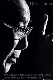 Dalai Lama - Peace POSTER 60x90cm NEW * make peace ourselves obtain world peace