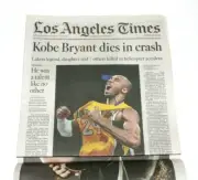 Kobe Bryant LA Times Los Angeles Times - NEWSPAPER + TRIBUTE 1/27/20 Lakers MINT