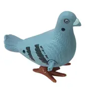 Spring Pigeon Toy Wind-up Statue Childhood Interactive Toy Home Pubs Ornament
