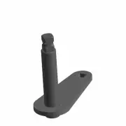 Polaris Pedal Pin, Genuine OEM Part 3120105, Qty 1