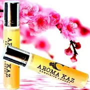Musk Cherry Blossoms Perfume Roll-On Fragrance Oil Luxury Vegan/Cruelty-Free
