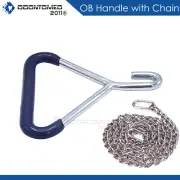 OB Cow Apparatus with OB Handle and 30 '' Chain Goat Tongs Dairy Farm Livestock