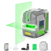 Laser Level Rechargeable, Huepar Pro Self Leveling Green Cross Line Laser Lev...