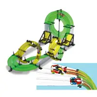 在飛比找i郵購優惠-360度雙層龍捲風式螺旋3D飛磁車(A款)雙軌彎道賽車組-在