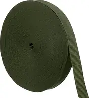 uxcell Tree Tie Strap-1 Roll 66 Feet x 1 Inch Garden Staking Straps,Plant Supports Tree Tie Staking,Tree Support Straps Apply to Outdoor/Garden/Plant/Staking/Guying(Army Green)