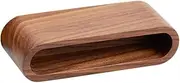 COHEALI Wooden Business Card Holder Walnut Stylish Office Organizer for Desk Storage for Notes Memo Photos Teachers Friends Family