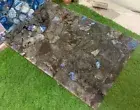 18"x24" Labradorite Gemstone Kitchen Coffee Table Top Slab For Home Decor