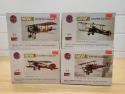 4 X Airfix Model Kits 1:72 SPAD Sopwith Albatros Fokker WW1 MIB # R