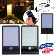 Garden Security Lamp Outdoor Motion Solar Powered Waterproof Light 36 LED Sensor