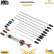 Liposuction Set of 18 Cannulas Fat Grafting Transplantation Best Quality