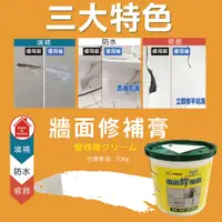在飛比找松果購物優惠-防水達人 純淨家園DIY 牆面修補膏700g防水壁癌修補劑(