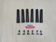 6 pack Straight Spark Plug Wire Boots With Terminals Taylor Wire USA 8mm kit