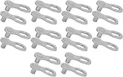 ANKROYU Bicycle Chain Link Quick Release Connector 9 Speed High Strength Steel Bike Chain Connector for Cycling Maintenance and Repair 10 Pair Cycling Accessories Spare Parts (Silver)