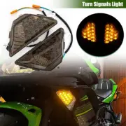 Motorcycle LED Turn Signals Lights For KAWASAKI NINJA 250/300/400/650/1000 ZX-6R