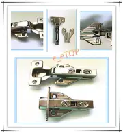 Soft Closing Full Overlay Hidden Face Frame Kitchen Cabinet Door Hinges Clip-On