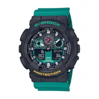 在飛比找PChome24h購物優惠-【CASIO G-SHOCK】復古錄音帶風格雙顯運動時尚腕錶