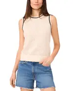 Vince Camuto Mesh Tank Top
