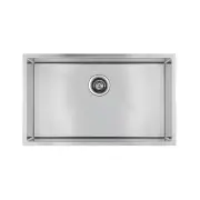 Stainless Steel Kitchen and Laundry Sink - 762mm Single Bowl DEEP - Top/Under Mount