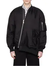 Black Comme des Garçons MA-1 Bomber Jacket L black