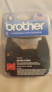 Brother 1230 Black 2 Correctable 1030 Film Ribbons 5/16" x 525'