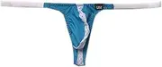 [COMLIFE] Men's Colorblocking Breathable Mesh Comfort Low Rise G-String Thongs Underwear