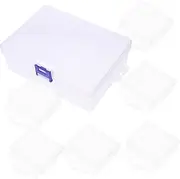 KICHOUSE Versatile Small Plastic Storage Boxes Grids Organizer Case for Jewelry Tools Beads Medicine