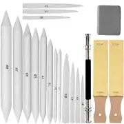 Blending Stumps Tortillions Set With Sandpaper Pencil Sharpener Pencil Extens...