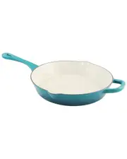Crockpot Artisan 12in Round Enameled Cast Iron Skillet