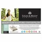 Logan & Mason Memory Foam Sculptured Contour Pillow