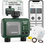 2 Zone WiFi Water Timer for Garden Hose