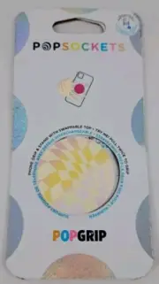 PopSockets PopGrip Phone Holder - Sunset Checker - New