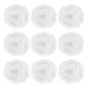 10 Pcs Ball White Buckle Cube Shelf Organizer Grid Storage Fixed Clip
