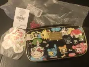 TOKIDOKI x Hello Kitty Sandy Cactus Kitties Pups Makeup Pouch Bag Sanrio New ‘08