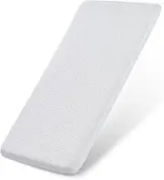 ANGELBLISS Bassinet Mattress Topper, Gel Memory Foam Mattress with Removable Cover(32" x 22"), Fit for Maxi-COSI Iora, Graco Travel Lite, Fodoss, Yacul and Cloud Baby Bassinet, Soft Mattress