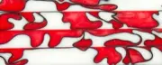 Red Huskers BTW98KSM Acrylic (2 pc) Knife Scales 1/4" x 1 1/2" x 5"