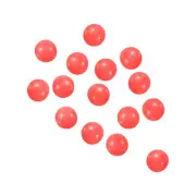 200Pcs 6mm Dia Round Plastic Glow Fishing Beads Tackle Tool, Red