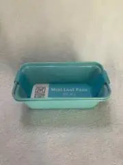 Kitchen & Table Mini Loaf Pans Set of 2 light blue color