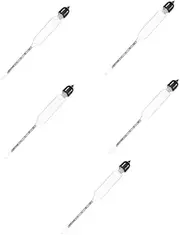 Luxshiny 5pcs Hydrometer for Milk Lactate Kitchen Supply Scale Easy to Use and Read